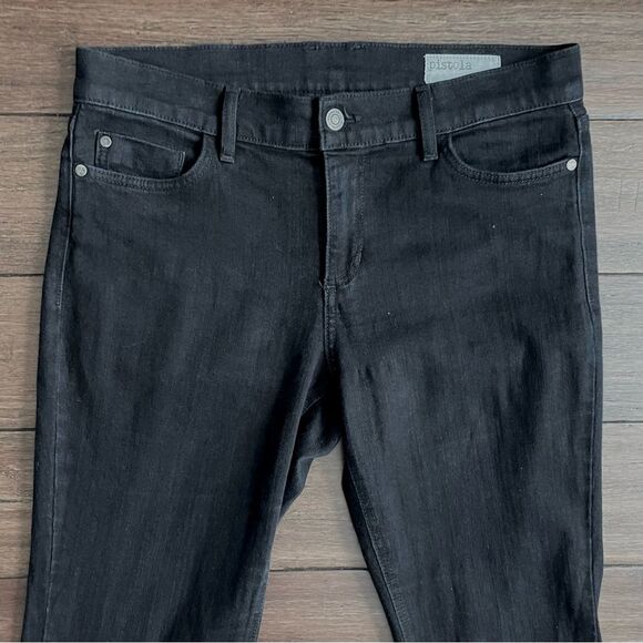 PISTOLA Kinsley Ultra Flare Jeans Size 29 Black Ink - Picture 5 of 12